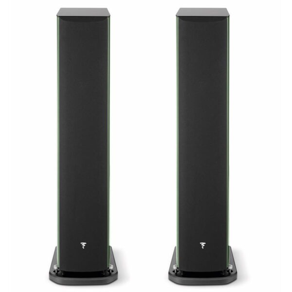 Focal Aria Evo X N3 Moss Green grills on Focal Aria Evo X N3 Moss Green grills on