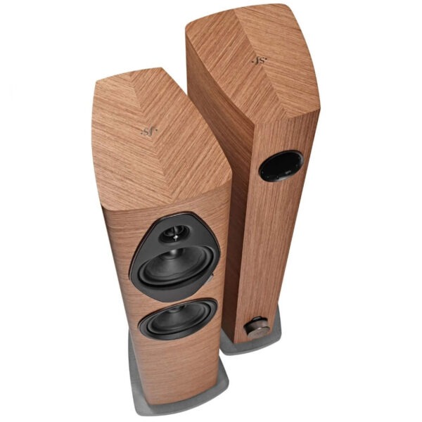 Sonus Faber Sonetto III walnut top view