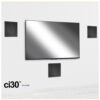 PMC ci30_in wall_black silk grille