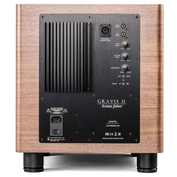 Sonus faber - Gravis II subwoofer walnut sl2 Sonus faber - Gravis II subwoofer walnut sl2