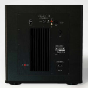 Sonus faber - Gravis III subwoofer walnut back side